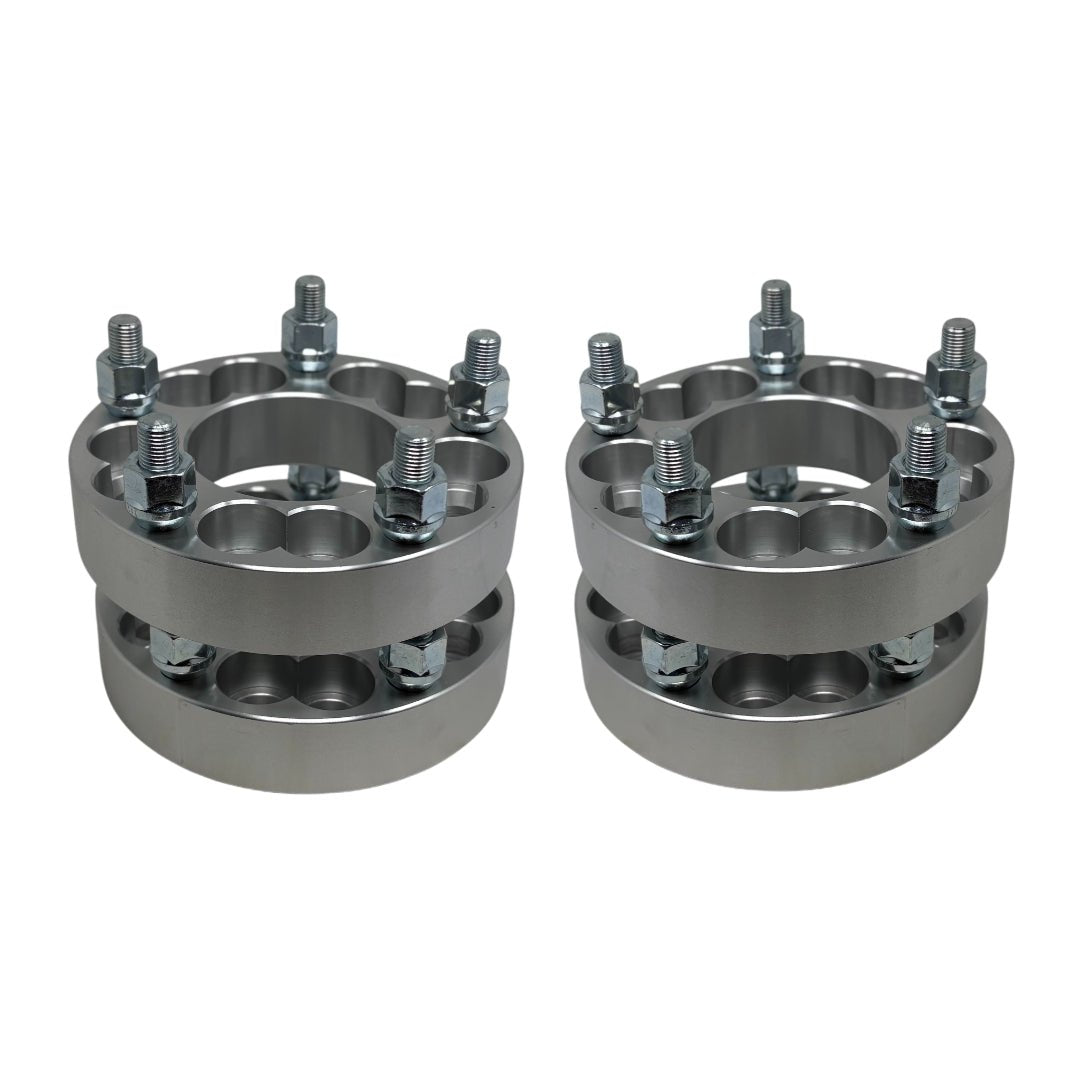 4x 5x4.5 or 5x4.75 to 5x112 Wheel Adapters Spacers (Dual Drill) | 12x1.5 Lugs And Studs | 1.25 Inches (32mm) | Center Bore : 74.1mm - SET Group USA