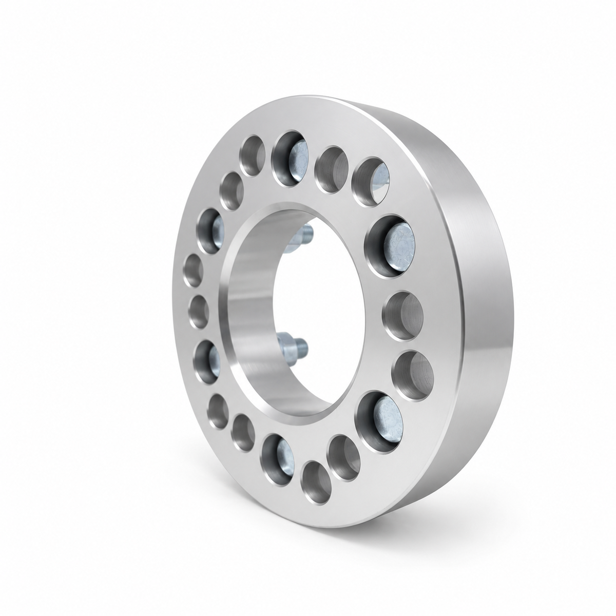 2x 6x135 Or 6x5.5 to 6x135 Wheel Adapters | 1.25" Inch Thick (32mm) | 14x1.5 Studs & Lug Nuts | 108mm Center Bore | Forged 6061 T-6 Aerospace Grade Hard Anodized Aluminum