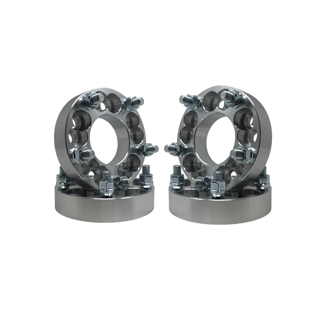 4x 5x4.5 or 5x4.75 to 5x112 Wheel Adapters Spacers (Dual Drill) | 12x1.5 Lugs And Studs | 1.25 Inches (32mm) | Center Bore : 74.1mm - SET Group USA