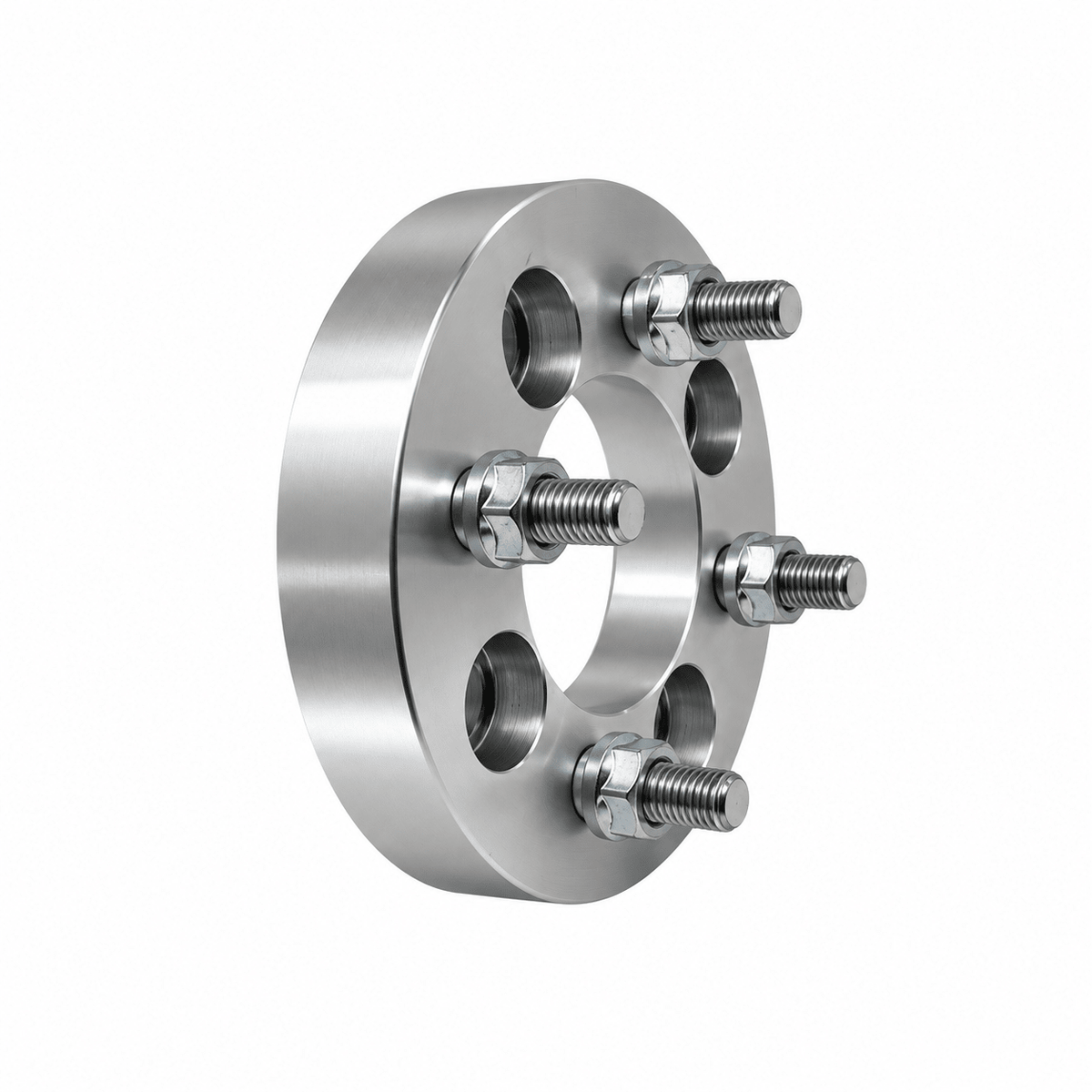 4x 4x4.5 Wheel Spacers | 1.5" Inch (38mm) | 12x1.5 Studs & Lug Nuts | 71mm Center Bore | Forged 6061 T-6 Aerospace Grade Hard Anodized Aluminum - SET Group USA