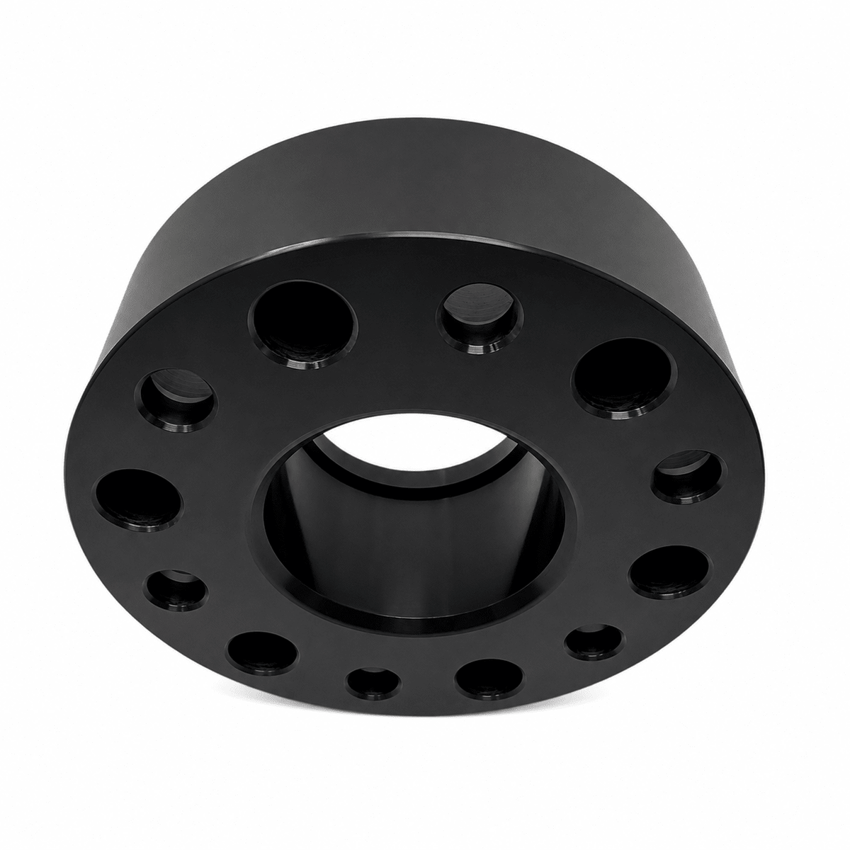 2x 6x135 to 6x5.5 Ford To Chevy or Toyota Truck Hub Centric Wheel Adapters | 2" Inch Thick (50mm) | 14x1.5 Studs & Lug Nuts | 87mm Center Bore & 78.1mm Wheel Centering Lip | Forged 6061 T-6 Aerospace Grade Hard Anodized Aluminum - SET Group USA