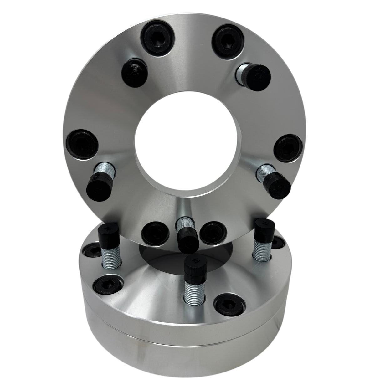 4 WHEEL ADAPTERS 6X5.5 TO 5X5.5 | USE 5 LUG WHEELS ON 6 LUG CAR | 2" INCH THICK