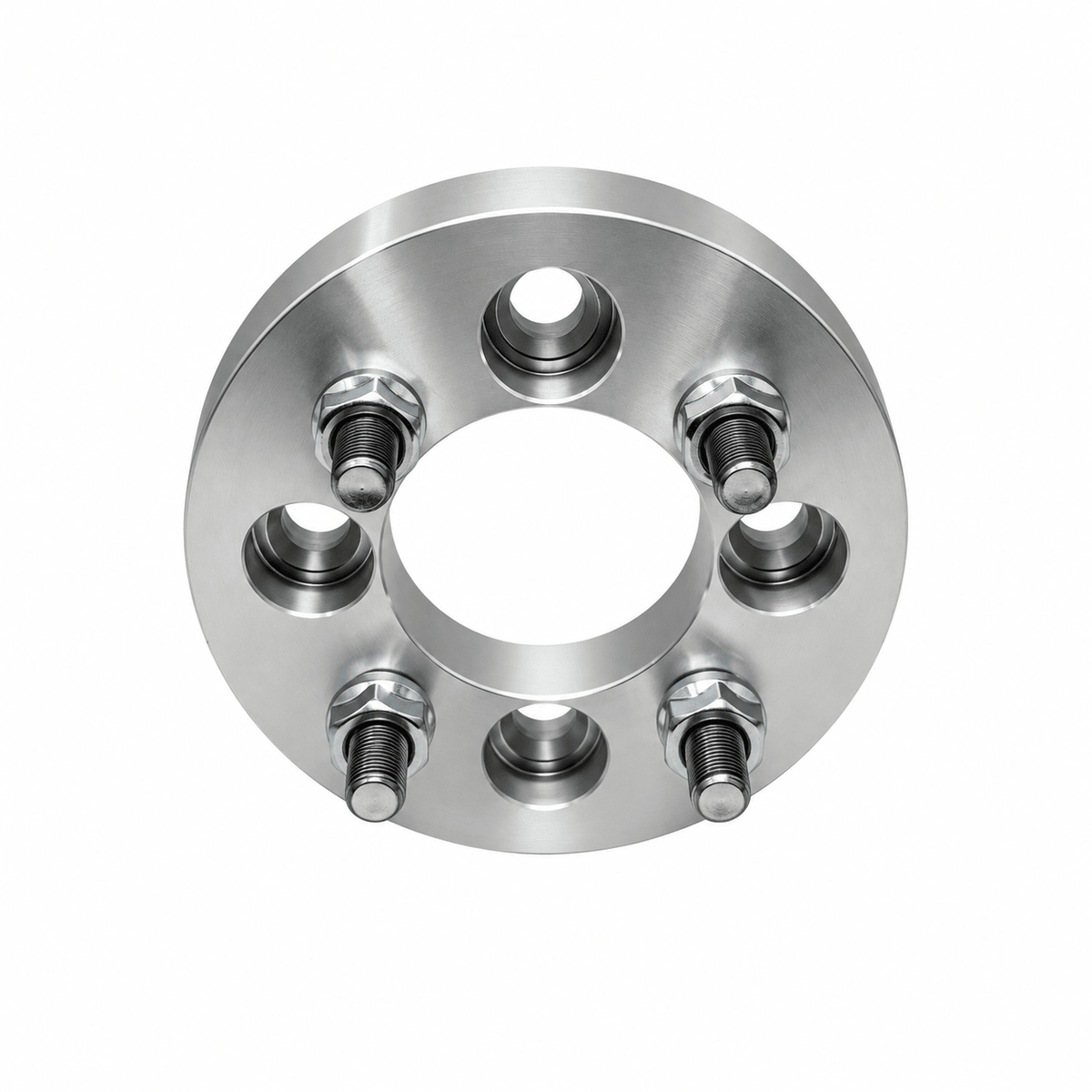 4x 4x4.5 Wheel Spacers | 1.5" Inch (38mm) | 12x1.5 Studs & Lug Nuts | 71mm Center Bore | Forged 6061 T-6 Aerospace Grade Hard Anodized Aluminum - SET Group USA