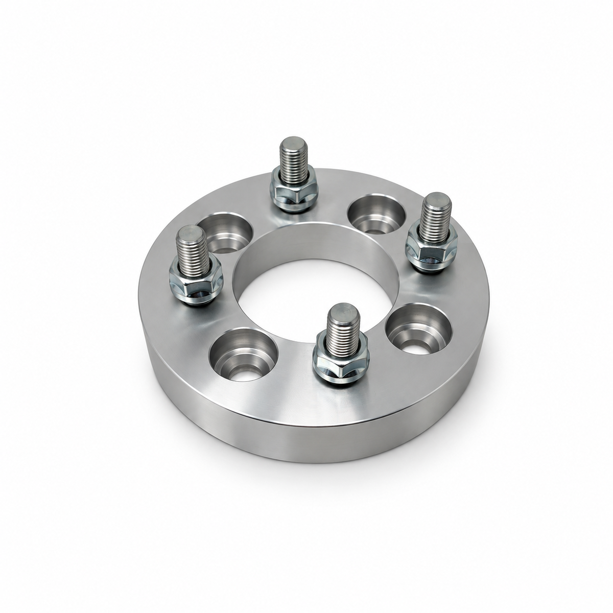 2x 4x100 Wheel Spacers | 1.25" Inch (32mm) | 12x1.5 Studs & Lug Nuts | 71mm Center Bore | Forged 6061 T-6 Aerospace Grade Hard Anodized Aluminum
