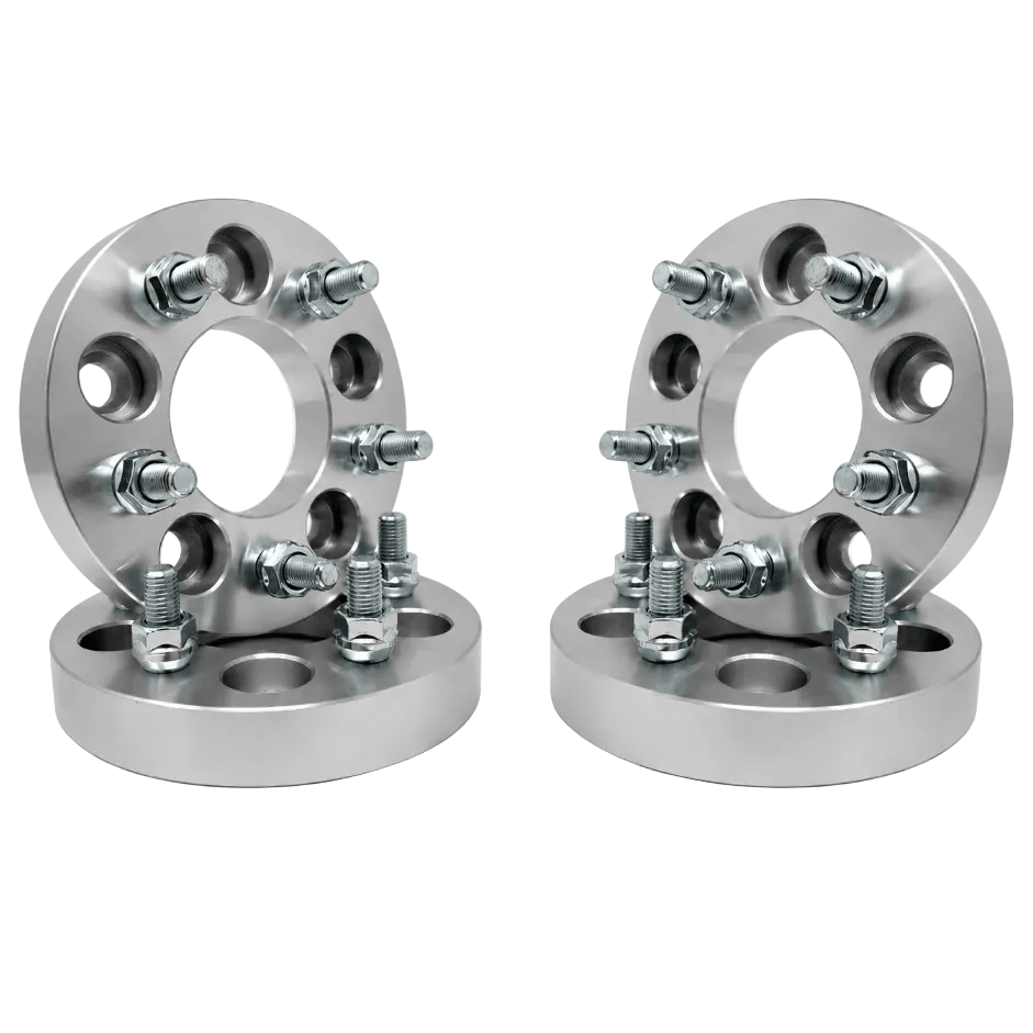 4x 5x100 To 5x114.3 Conversion Kit Fr-S Brz Wrx Includes 20x Neo Chrome Lugnuts + Spline Key | 1 Inch (25mm) | 12x1.5 Lugs And Studs | - SET Group USA