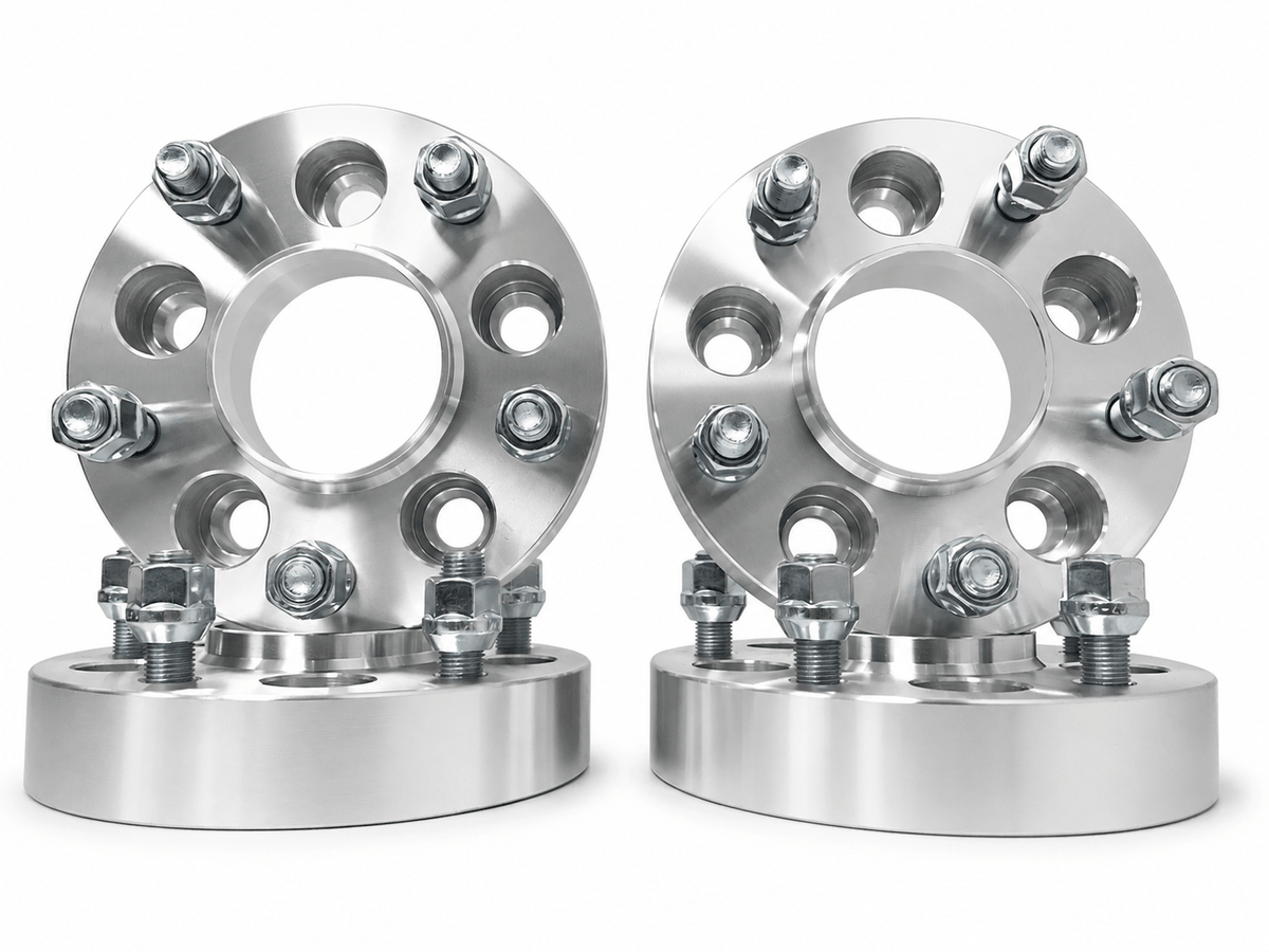 4x Hub And Wheel Centric Adapters Adapts Jeep Jk Wheels On Tj Yj Hub Centric 5x4.5 To 5x5 | 2 Inch (50mm) | 1/2-20 Lugs And Studs | Hub And Wheel Bore : 71.5mm - SET Group USA