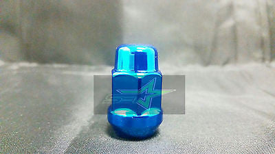 20 JEEP BLUE LUG NUTS | 1/2-20 | CLOSED END 5X5, 5X4.5, 5X5.5 BULGE ACORN LUGS - Set Group USA - 6
