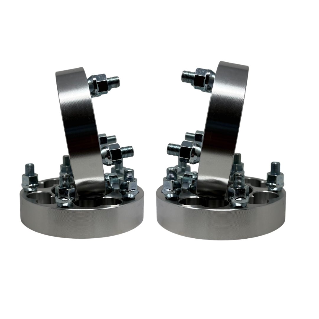 4x 5x4.5 or 5x4.75 to 5x112 Wheel Adapters Spacers (Dual Drill) | 12x1.5 Lugs And Studs | 1.25 Inches (32mm) | Center Bore : 74.1mm - SET Group USA