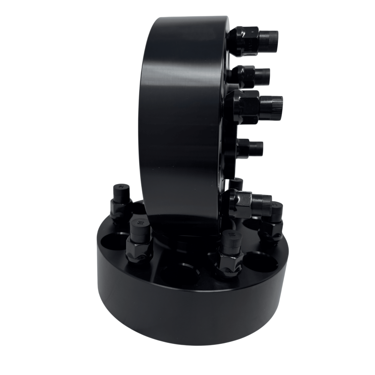 4x 6x5.5 to 6x135 Chevy To Ford Hub Centric Wheel Adapters | 2" Inch Thick (50mm) | 14x1.5 Studs & Lug Nuts | 78.1mm Center Bore & 87.1mm Wheel Centering Lip | Forged 6061 T-6 Aerospace Grade Hard Anodized Aluminum - SET Group USA