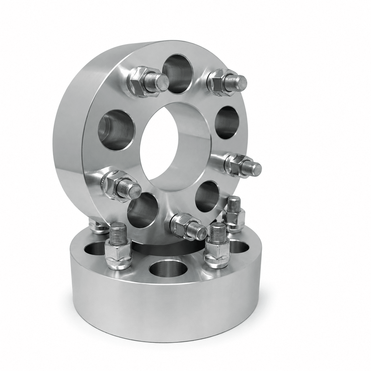 2x Chevy Camaro Corvette Wheel Spacers 5x4.75-5x4.75 | 12x1.5 Lugs And Studs | 2.50 Inch (64mm) | Center Bore : 74 - SET Group USA