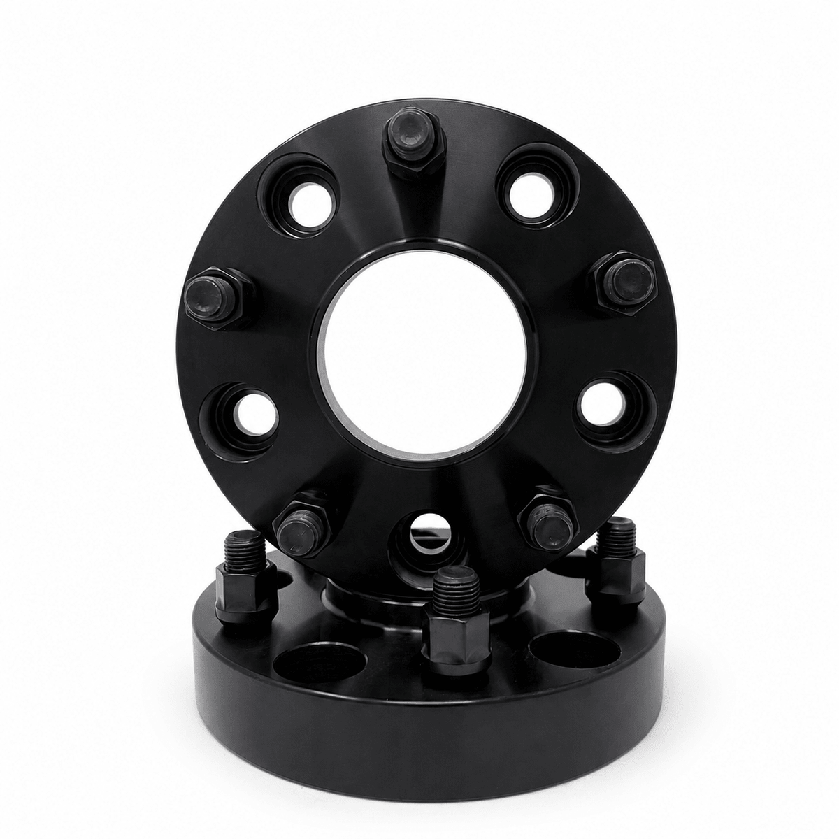 4x 5x100 to 5x4.5 Hub Centric Wheel Adapters | 2" Inch Thick (50mm) | 12x1.25 Studs & Lug Nuts | 56.1mm Center Bore & Wheel Centering Lip | Forged 6061 T-6 Aerospace Grade Hard Anodized Aluminum - SET Group USA