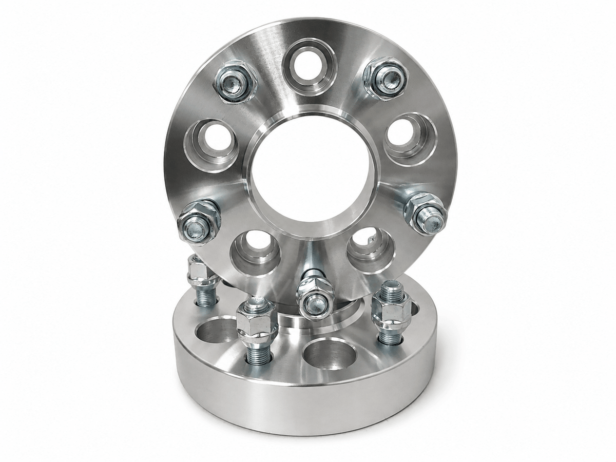 2 Jeep Wheel Spacer Adapters | 5X4.5 To 5X5 | 2" Inch Thick | Hubcentric 50mm - SET Group USA