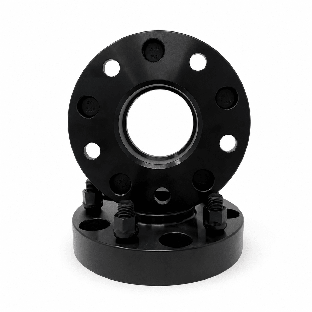 2x 5x5.5 Dodge Ram 1500 2012-2018 Hub Centric Wheel Spacers | 2" Inch (50mm) | 14x1.5 Studs & Lug Nuts | 77.8mm Center Bore & Wheel Centering Lip | Forged 6061 T-6 Aerospace Grade Hard Anodized Aluminum - SET Group USA