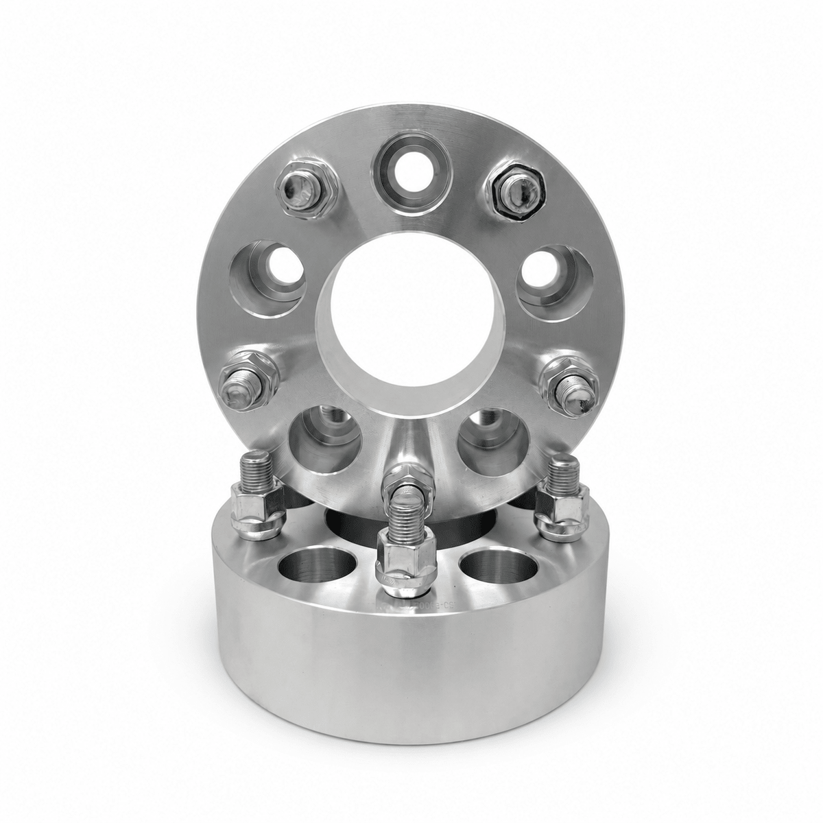 2x Chevy Camaro Corvette Wheel Spacers 5x4.75-5x4.75 | 12x1.5 Lugs And Studs | 2.50 Inch (64mm) | Center Bore : 74 - SET Group USA