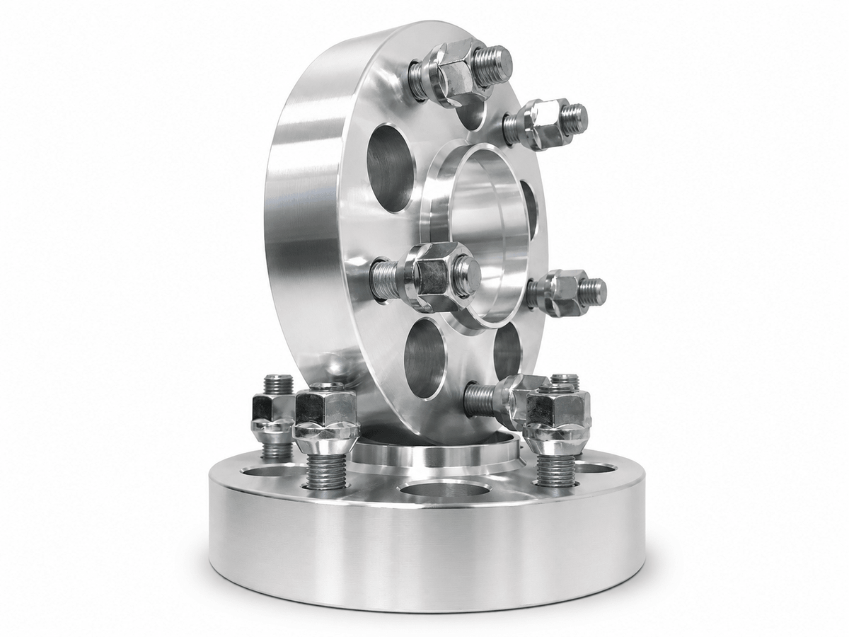 2 Jeep Wheel Spacer Adapters | 5X4.5 To 5X5 | 2" Inch Thick | Hubcentric 50mm - SET Group USA