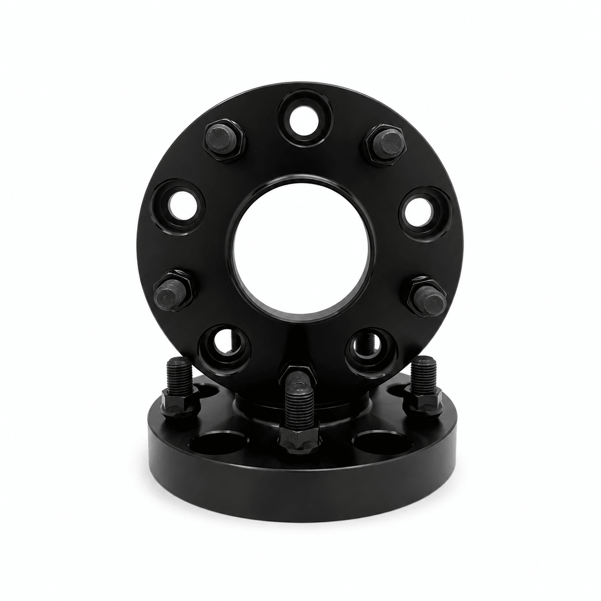 4x 5x4.5 Hub Centric Wheel Spacers | 1.25" Inch (32mm) | 14x1.5 Studs & Lug Nuts | 70.5mm Center Bore & Wheel Centering Lip | Forged 6061 T-6 Aerospace Grade Hard Anodized Aluminum - SET Group USA