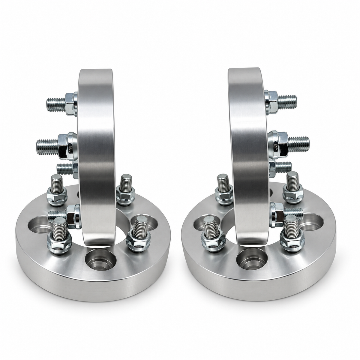 4x 4x100 Wheel Spacers | 1.25" Inch (32mm) | 12x1.5 Studs & Lug Nuts | 71mm Center Bore | Forged 6061 T-6 Aerospace Grade Hard Anodized Aluminum