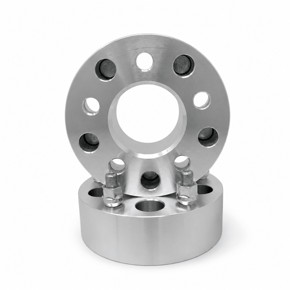 2x Chevy Camaro Corvette Wheel Spacers 5x4.75-5x4.75 | 12x1.5 Lugs And Studs | 2.50 Inch (64mm) | Center Bore : 74 - SET Group USA