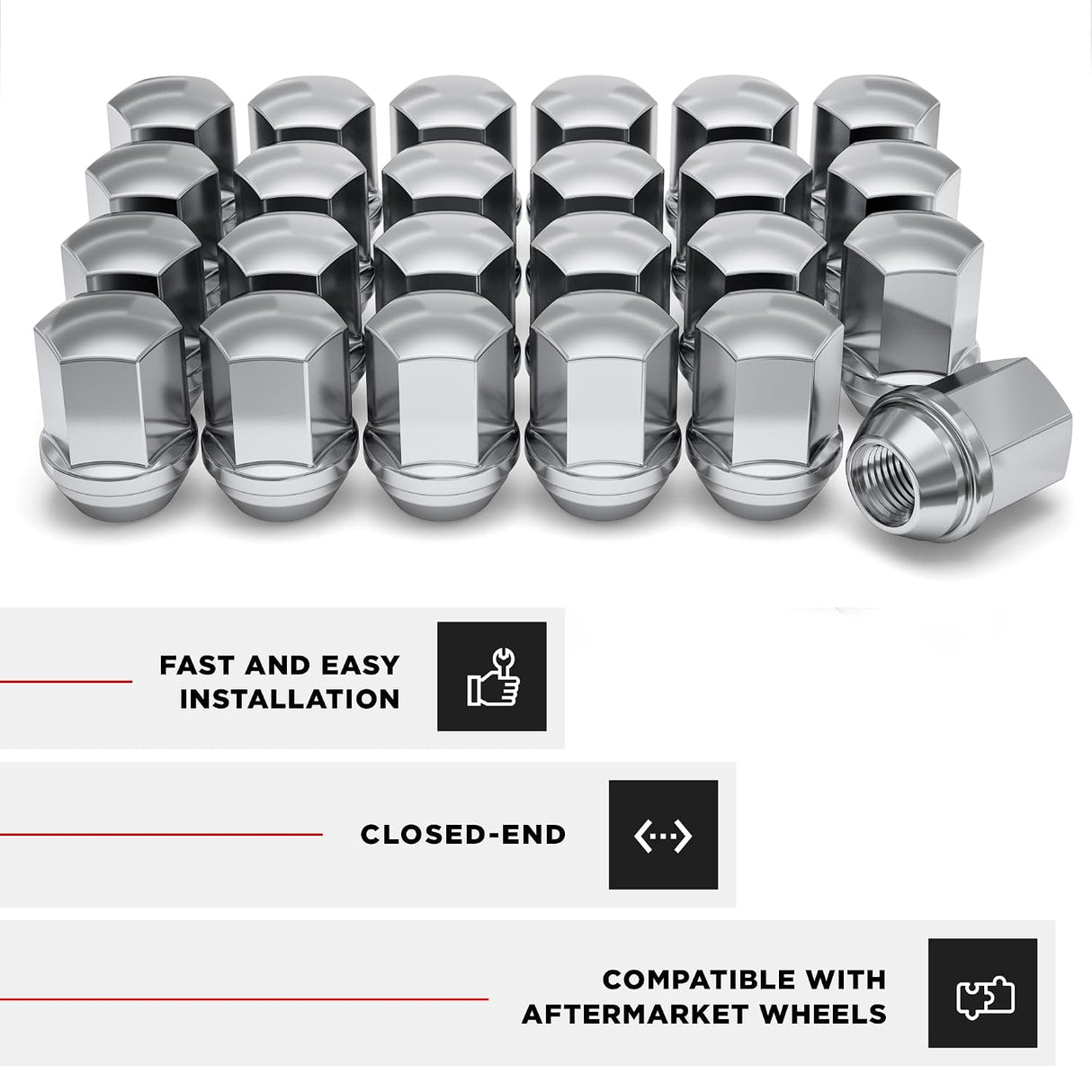 10 Dodge Oem Lug Nuts | 9/16 | Ram 1500, Durango, Dakota, Raider, Factory Lugs |
