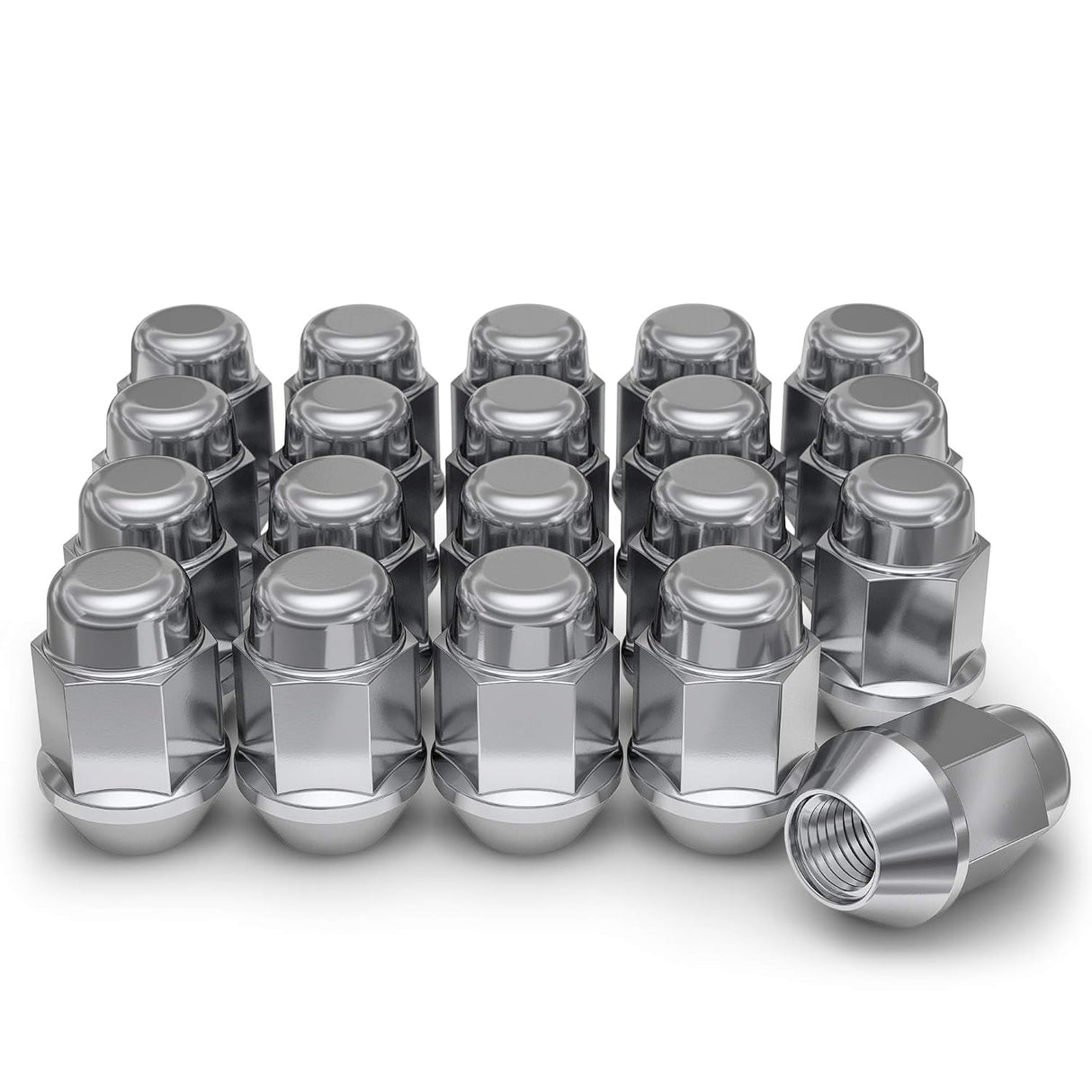23 Jeep Lug Nuts, Bulge Acorn Lugs, 1/2"-20, Closed End, 5X5, 5X4.5, 5X5.5 Spare