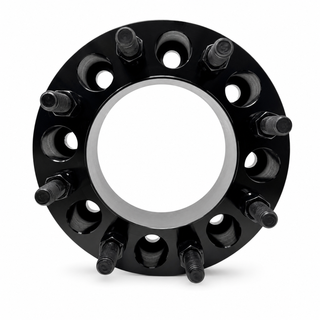8x180 Hub Centric Wheel Spacers | 2" Inch (50mm) | 4 Piece Set | 14x1.5 Studs & Lug Nuts | 125mm Center Bore & Wheel Centering Lip | Forged 6061 T-6 Aerospace Grade Hard Anodized Aluminum