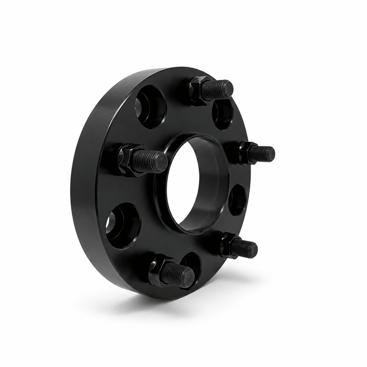 2x 5x100 to 5x4.5 Hub Centric Wheel Adapters | 1.5" Inch Thick (38mm) | 12x1.25 Studs & Lug Nuts | 56.1mm Center Bore & Wheel Centering Lip | Forged 6061 T-6 Aerospace Grade Hard Anodized Aluminum - SET Group USA