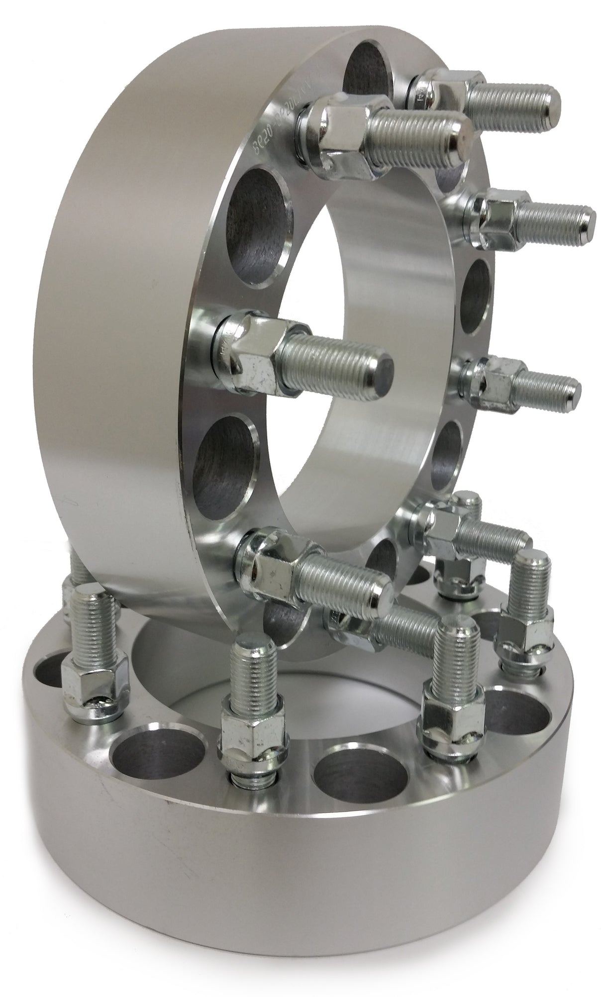 2 PC 8X6.5 To 8X180 Wheel Adapters | Fits Most 8 Lug Chevy & GMC | 2" Inch Thick 50mm 14X1.5 Studs USA LIFETIME WARRANTY!