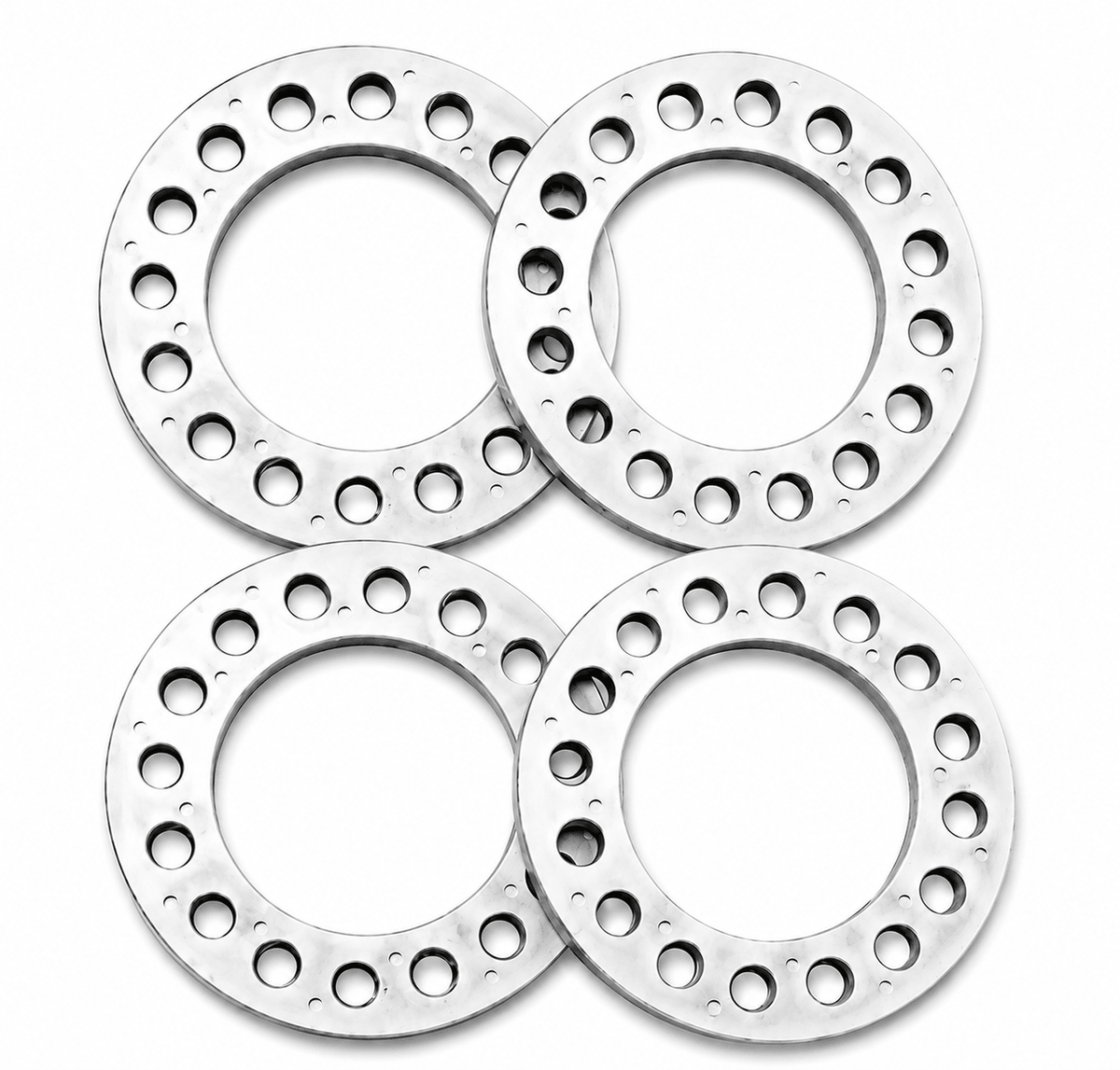 4x 8x170 Ford Super Duty Excursion Solid Aluminum Wheel Spacers | 1/2 Inch (12.5mm) | Center Bore : 126 - SET Group USA