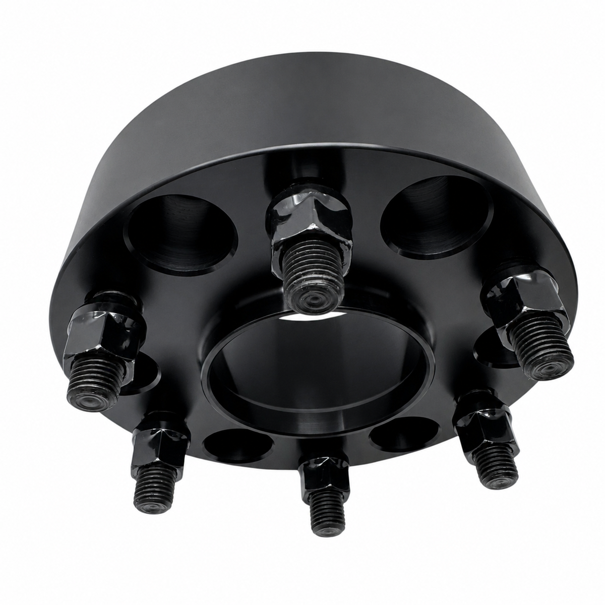 4 6x135 to 6x5.5 Hub Centric Wheel Adapters Ford To Chevy Wheels 1.5" Inch Thick (38mm) F-150, Raptor, Bronco Raptor, 14x1.5 Studs & Lug Nuts 87.1mm Center Bore To 78.1mm Wheel Centering Lip