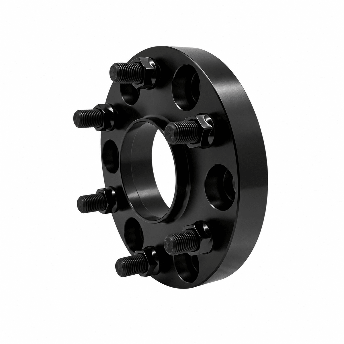 4x 6x4.5 Nissan Frontier Xterra Pathfinder 2005 & Newer Hub Centric Wheel Spacers | 1.25" Inch (32mm) | 12x1.25 Studs & Lug Nuts | 66.1mm Center Bore & Wheel Centering Lip | Forged 6061 T-6 Aerospace Grade Hard Anodized Aluminum - SET Group USA