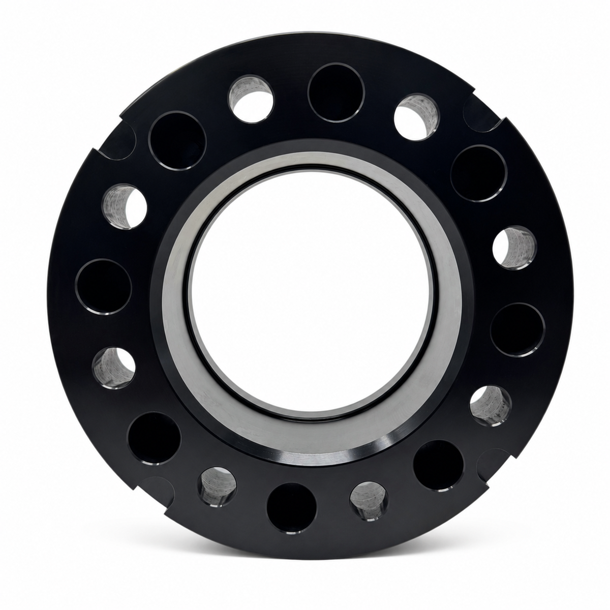 8x180 Hub Centric Wheel Spacers | 2" Inch (50mm) | 4 Piece Set | 14x1.5 Studs & Lug Nuts | 125mm Center Bore & Wheel Centering Lip | Forged 6061 T-6 Aerospace Grade Hard Anodized Aluminum