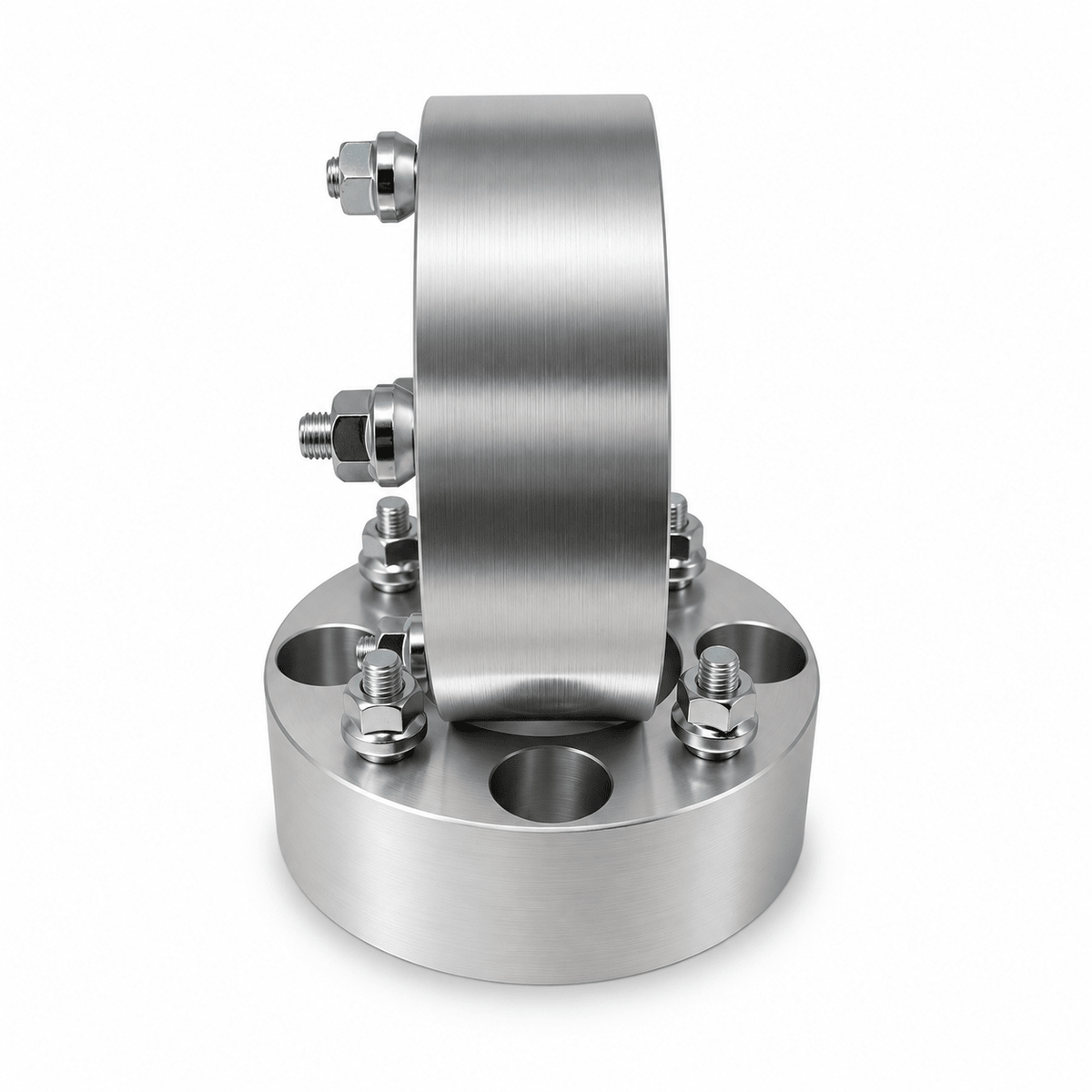 4x 4x110 Wheel Spacers | 2" Inch (50mm) | 12x1.25 Studs & Lug Nuts | 68mm Center Bore | Forged 6061 T-6 Aerospace Grade Hard Anodized Aluminum - SET Group USA