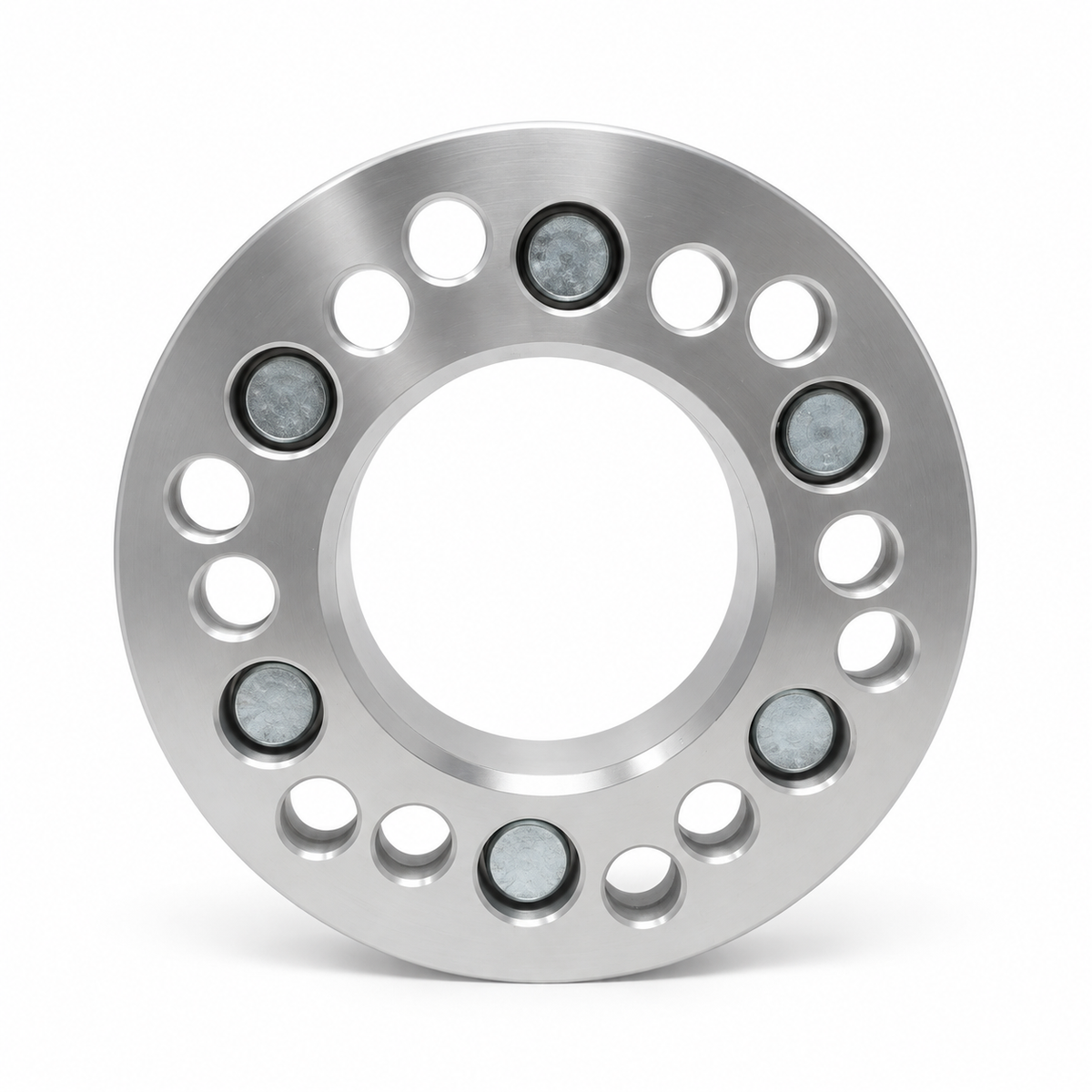 2x 6x135 Or 6x5.5 to 6x135 Wheel Adapters | 1.25" Inch Thick (32mm) | 14x1.5 Studs & Lug Nuts | 108mm Center Bore | Forged 6061 T-6 Aerospace Grade Hard Anodized Aluminum