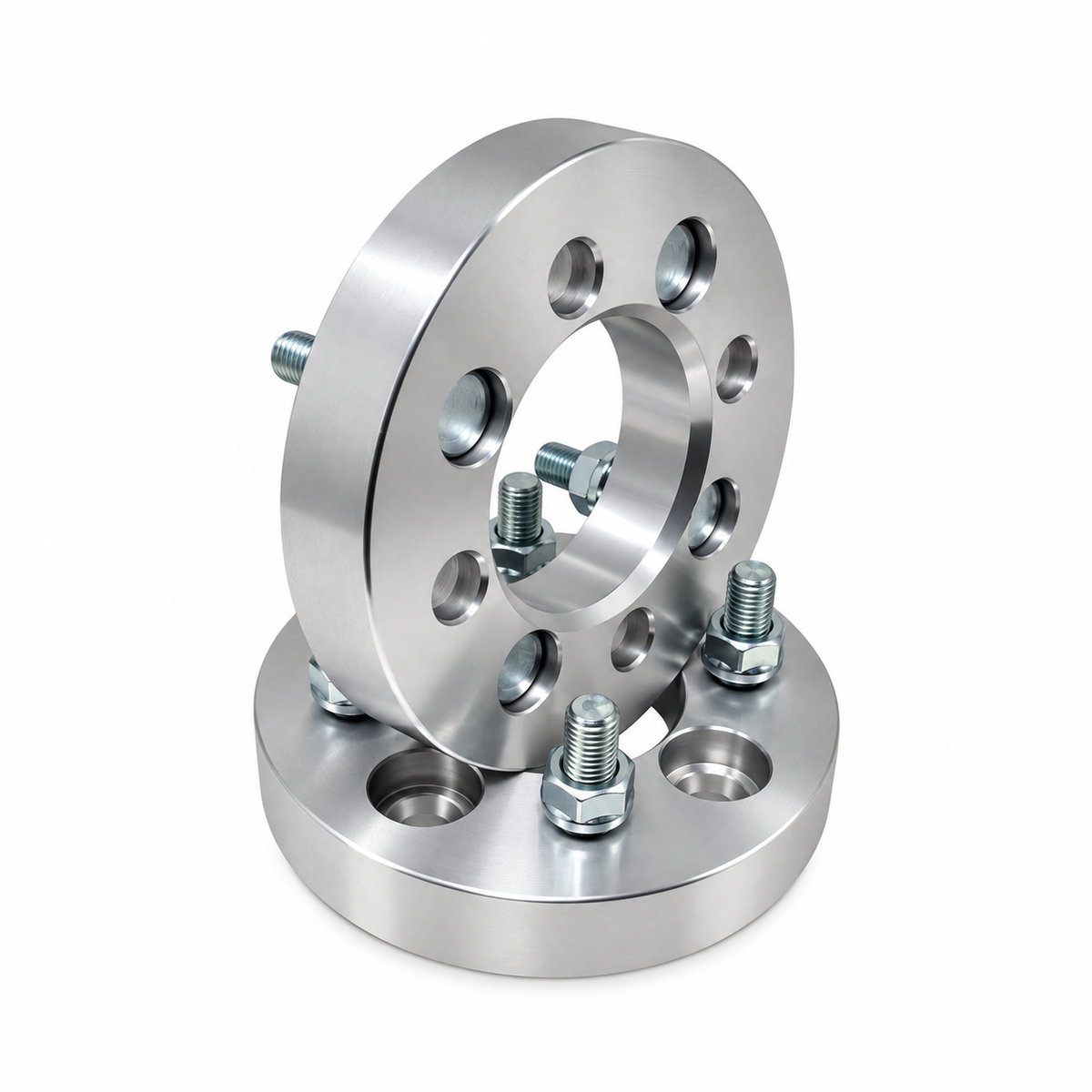 2x 4x100 Wheel Spacers | 1.25" Inch (32mm) | 12x1.5 Studs & Lug Nuts | 71mm Center Bore | Forged 6061 T-6 Aerospace Grade Hard Anodized Aluminum