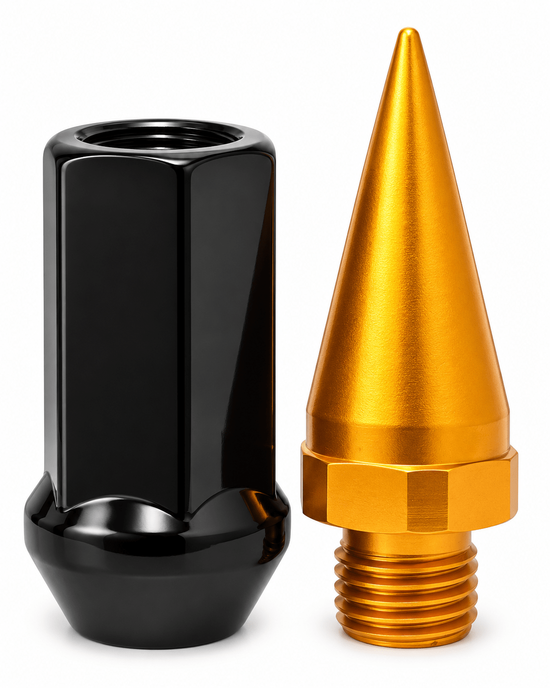 23x JEEP ORANGE SPIKE LUG NUTS 1/2-20 | WRANGLER RUBICON TJ, YJ, JK, CJ RIMS - SET Group USA