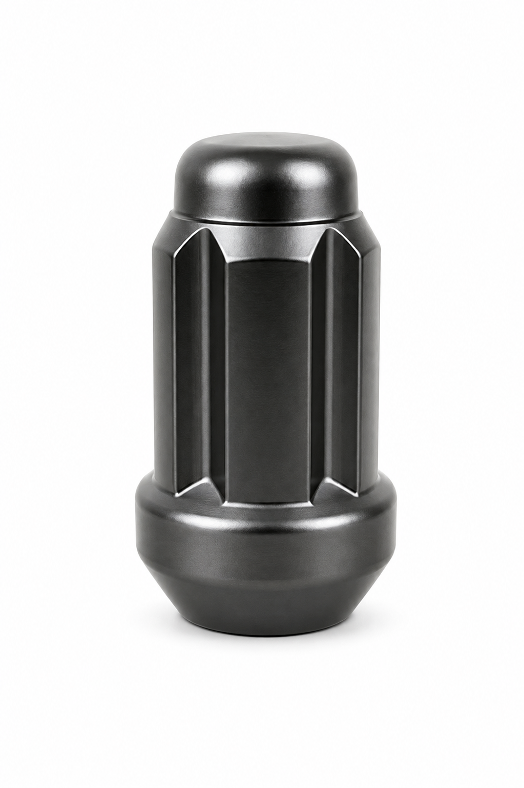 1Pc Matte Black Spline Tuner Racing Lug Nut | 12X1.5 | Fits Most Jdm Honda |