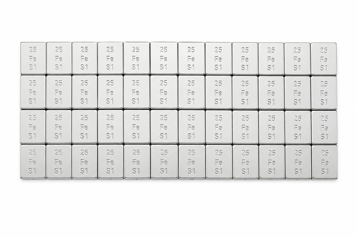 48 Pieces Of Wheel Weights 1/4 Oz (0.25) | Stick-On Adhesive Tape, Perfect Brand