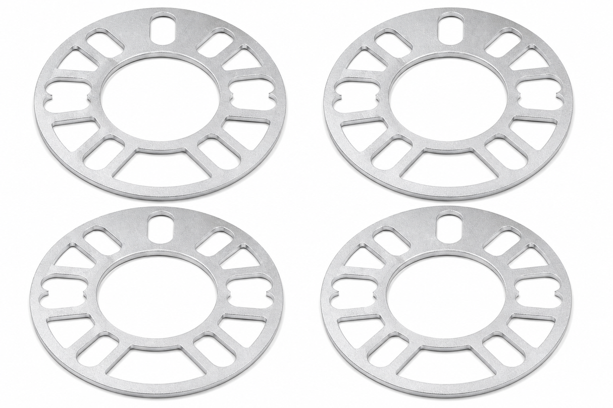 4 Wheel Spacers 5mm 3/16 | Fits 4X100 4X108 4X114 4X120 5X108 5X112 5X114 5X120