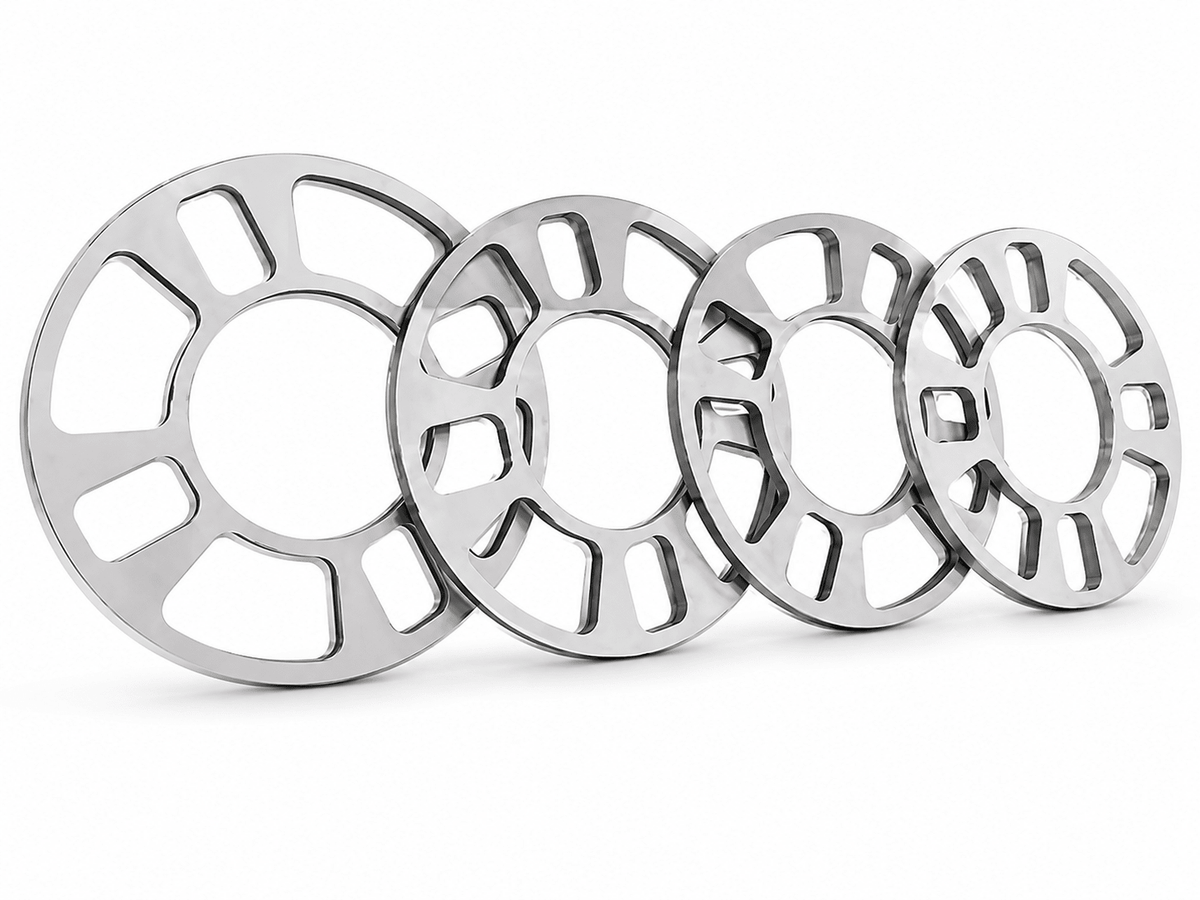 4x Slip On Wheel Spacers 8mm 5/16 | Fits 4x98 4x100 4x108 4x110 4x114.3 4x120 4X4.5 1/3" - SET Group USA