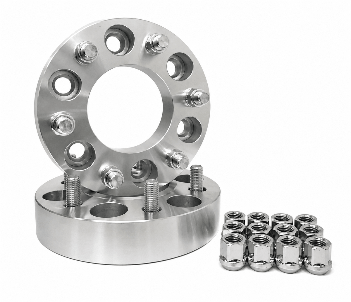 4x Toyota Wheel Spacers 6x5.5 Aka 6x139.7 Fits All 6 Lug | 2 Inch (50mm) | 12x1.5 Lugs And Studs | Center Bore : 108mm - SET Group USA