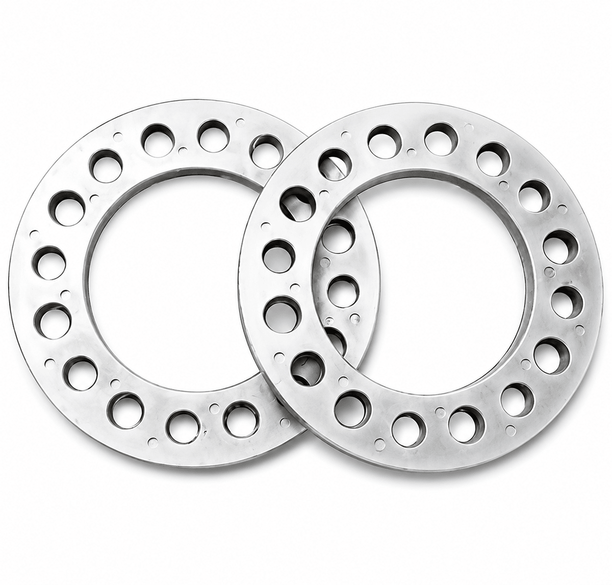 1/4" Inch 8 Lug Slip On Wheel Spacers Fits All 8x6.5, 8x170, 8x180 Trucks F-250, F- 350, Silverado, RAM, Sierra AKA 6mm Solid Aluminum USA Lifetime Warranty! - SET Group USA