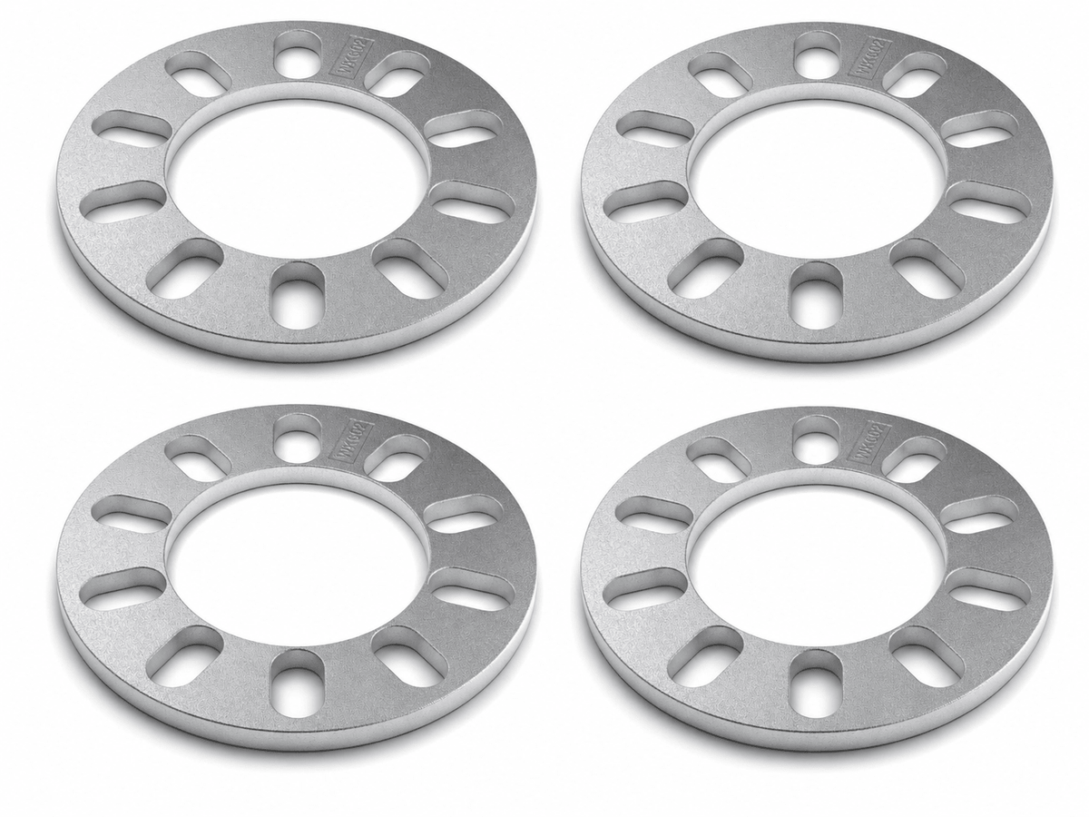 4x 5 Lug Slip On Wheel Spacers Universal 8mm AKA 5/16" AKA 1/3" Thick Fits All 5x4.5, 5x4.75, 5x114.3, 5x108, 5x120, 5x4.25 - SET Group USA
