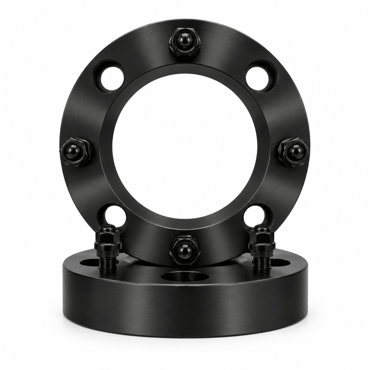 4x 4x156 Wheel Spacers | 2" Inch (50mm) | 3/8-24 Studs & Lug Nuts | 110mm Center Bore | Forged 6061 T-6 Aerospace Grade Hard Anodized Aluminum - SET Group USA
