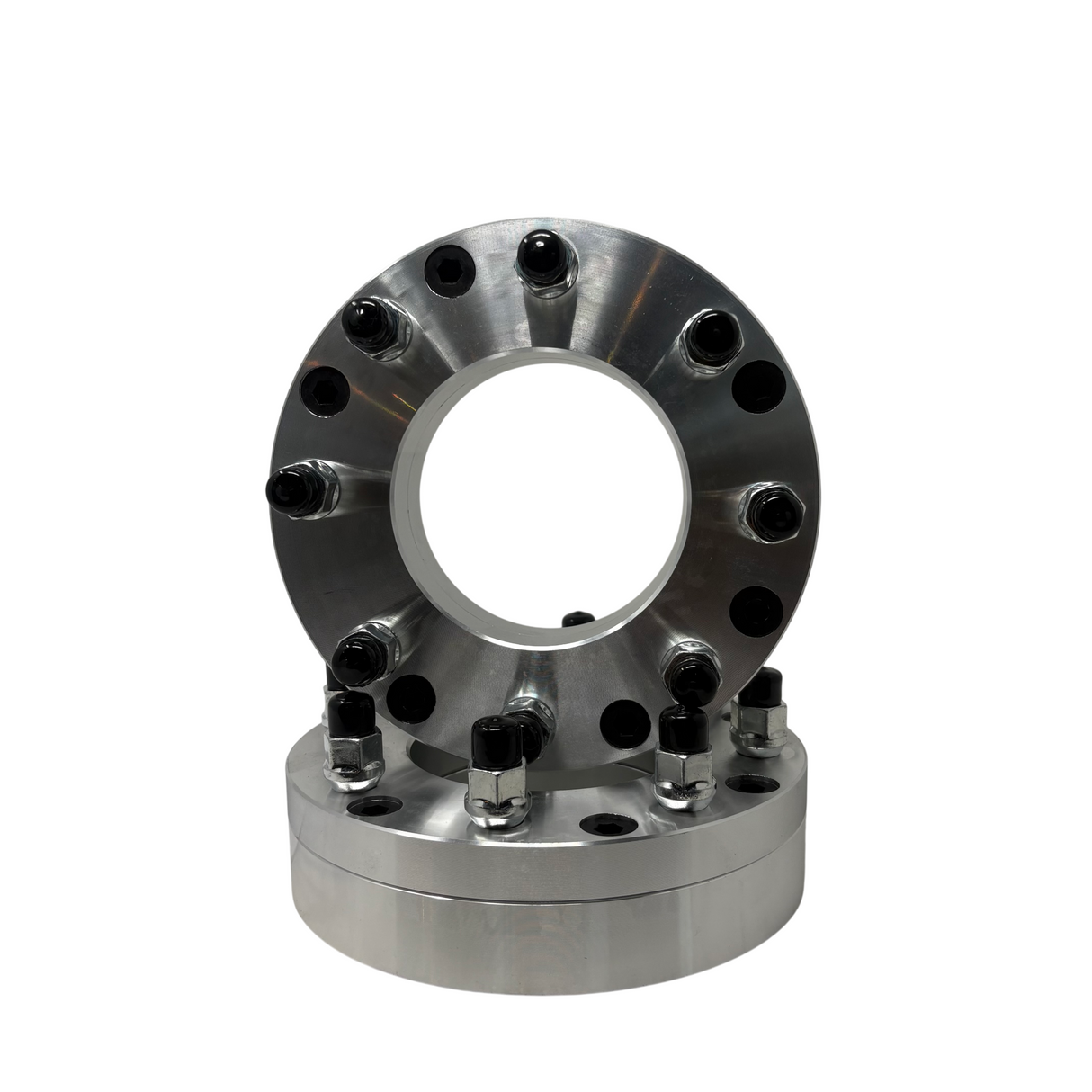 2 WHEEL ADAPTERS 6X5.5 TO 8X180 | USE 8 LUG WHEELS ON 6 LUG CAR | 2" INCH THICK