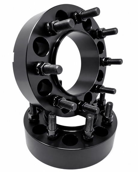 8X170 Wheel Spacers 2.5 Inch (63Mm) | 99-02 8 Lug Ford Superduty / Excursion Usa - Set Group USA - 2