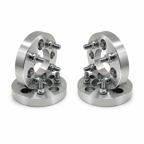 4 WHEEL SPACERS 1" INCH THICK | 4X100 TO 4 X 100 | 12X1.5 LUG NUTS | 4 LUG, 25MM - Set Group USA - 1