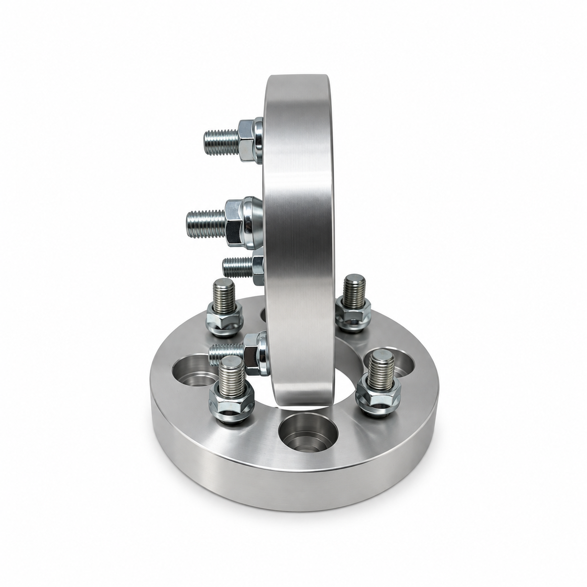 2x 4x100 Wheel Spacers | 1.25" Inch (32mm) | 12x1.5 Studs & Lug Nuts | 71mm Center Bore | Forged 6061 T-6 Aerospace Grade Hard Anodized Aluminum