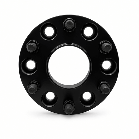 4x 6x4.5 Nissan Frontier Xterra Pathfinder 2005 & Newer Hub Centric Wheel Spacers | 1.25" Inch (32mm) | 12x1.25 Studs & Lug Nuts | 66.1mm Center Bore & Wheel Centering Lip | Forged 6061 T-6 Aerospace Grade Hard Anodized Aluminum - SET Group USA