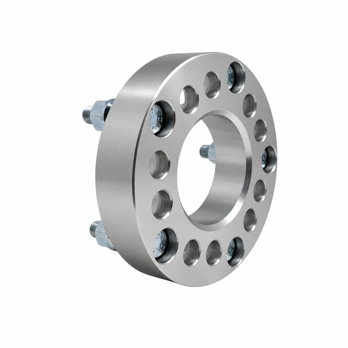 4x 5x4.75 Or 5x5 to 5x5 Wheel Adapters | 1.5" Inch Thick (38mm) | 1/2-20 Studs & Lug Nuts | 78.1mm Center Bore | Forged 6061 T-6 Aerospace Grade Hard Anodized Aluminum