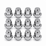 14x1.5 OEM Toyota / Lexus Style Mag Lug Nuts For Tacoma, Tundra, Land Cruiser, Sequoia, LX, GX Chrome Wheel Lugs With Attached Washer 14mm x 1.5 - SET Group USA